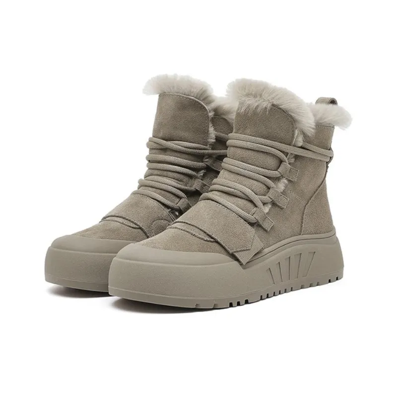 DAPHNE Thermal Short Snow Boots Women's-5
