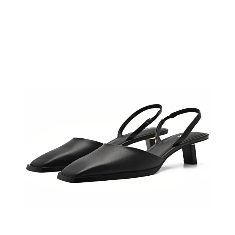 PEDRO High Heels Women's Black/Light Red/White/Yellow-10