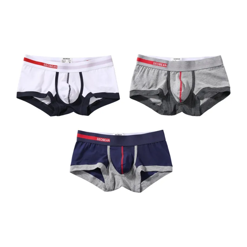 SEOBEAN Underpants Men's 1 Pack White-0