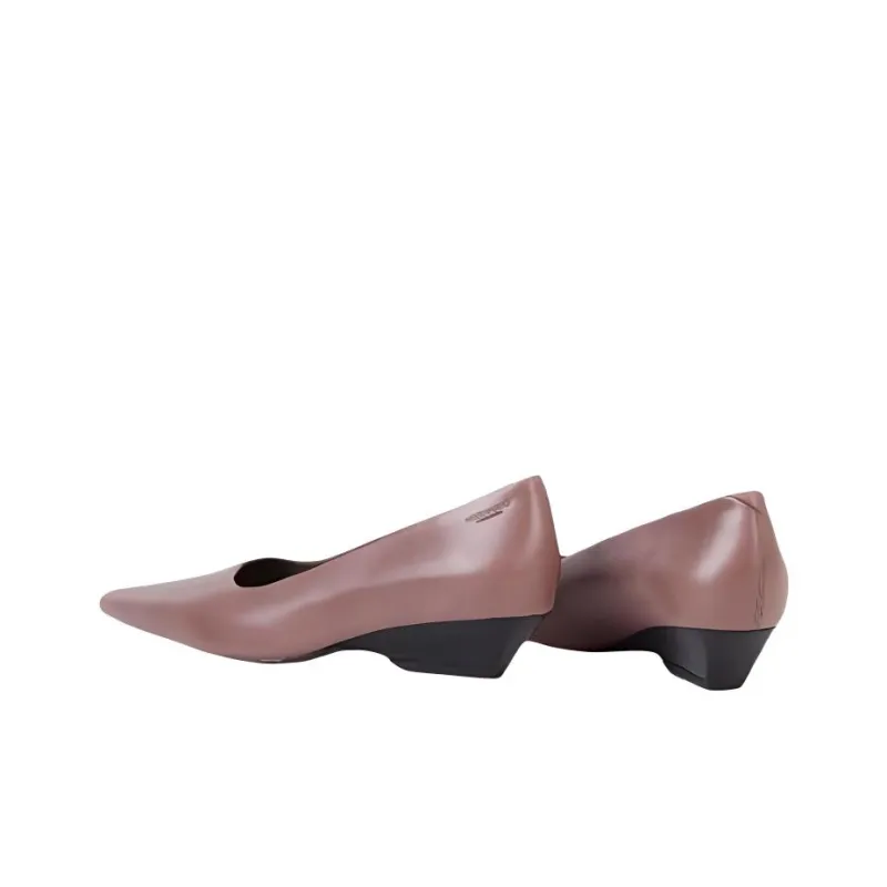 VAGABOND SHOEMAKERS Chunky Heel High Heels 3.5cm Women's Rose Taupe-3