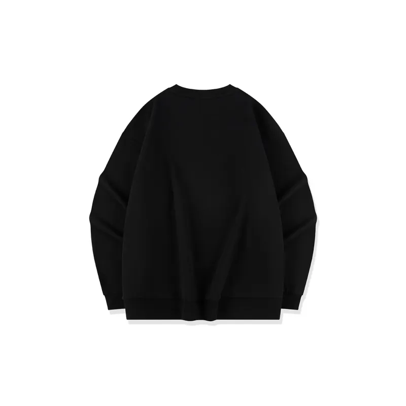 QIAODAN Get Rich Every Day Sweatshirts Men Black-1