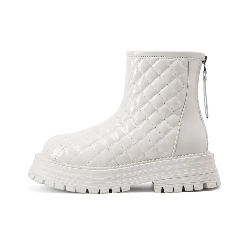 OMS Ankle Boots Women's Black/White-5