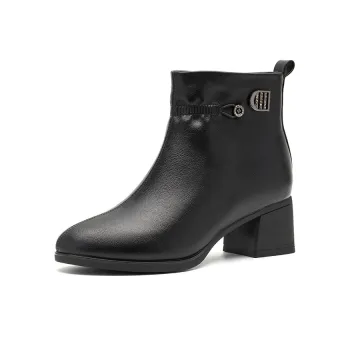 COVER Ankle Boots 5.2cm Women's Black