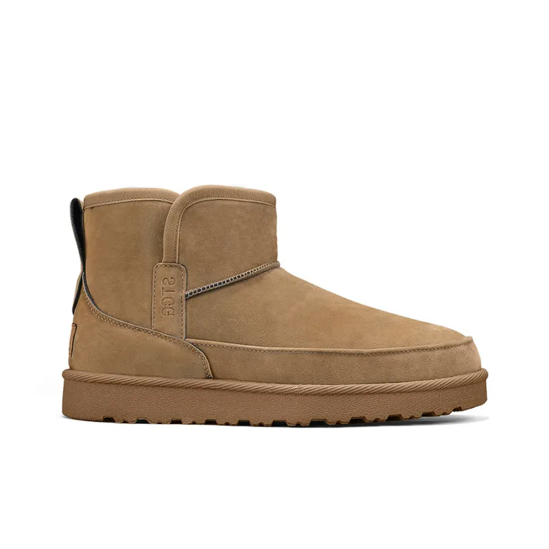 MEXICAN Warm And Wear Resistant Coverage Short Snow Boots Men's-6