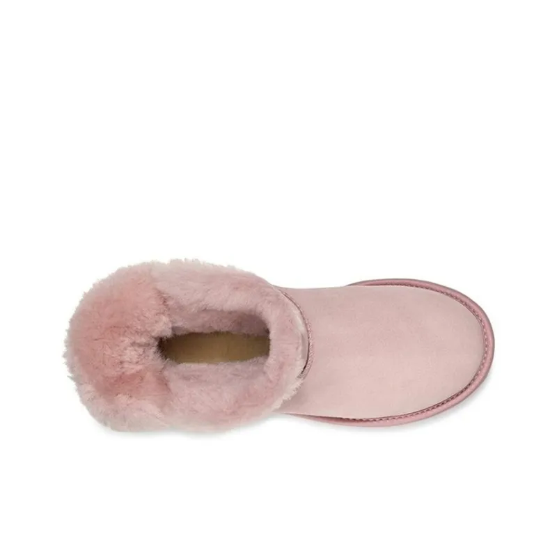 UGG Classic Bling Mini Fleece Lined Pink Women's-4