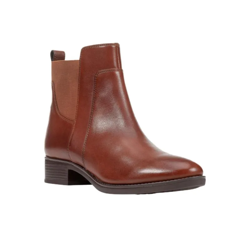 GEOX Felicity Ankle Boots 3.5cm Women's Brown-1