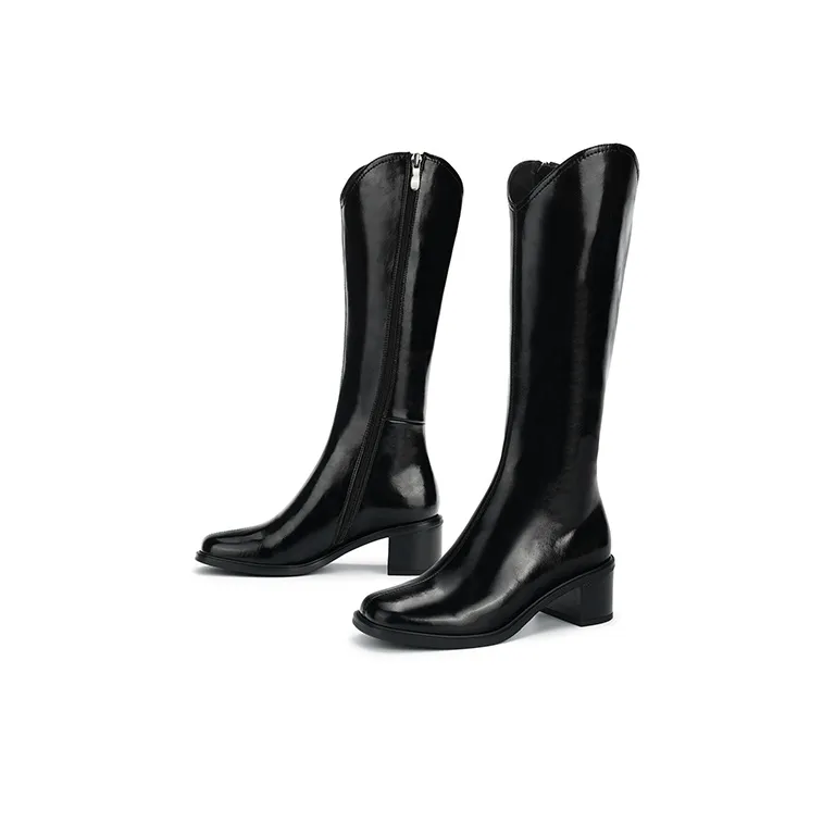 SATURDAY MODE Knee-high Boots Women's Black-3