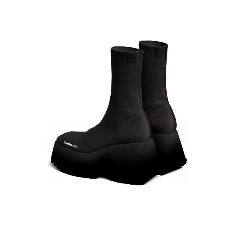 DYMONLATRY Ankle Boots 10cm Women's Black-3