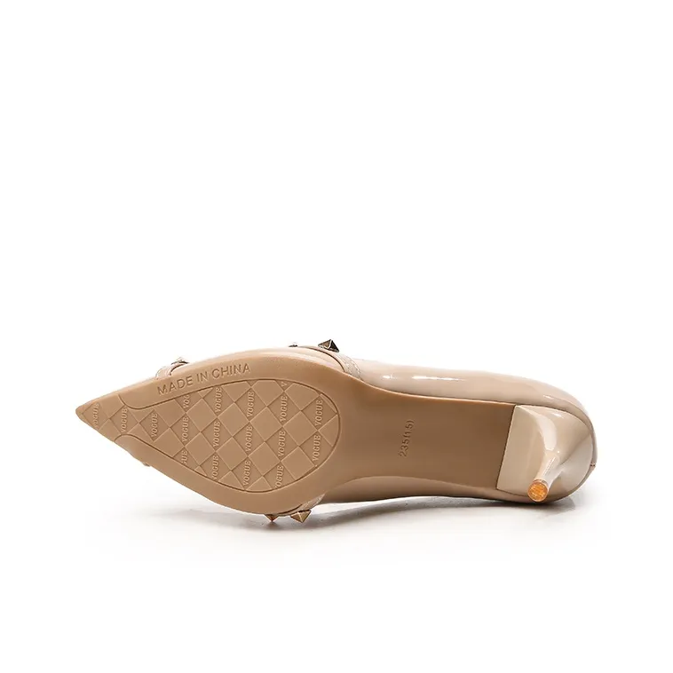 BANWEIDIYA Slim Heel High Heels 8cm Women's-6