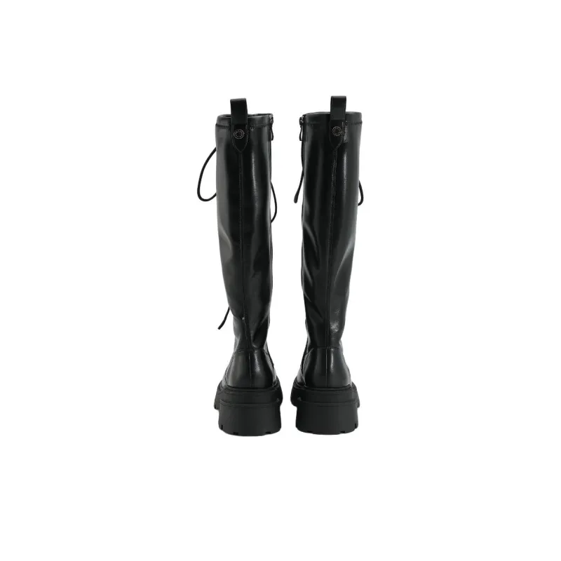 URBAN REVIVO Knee-high Boots Women's Jet Black-3