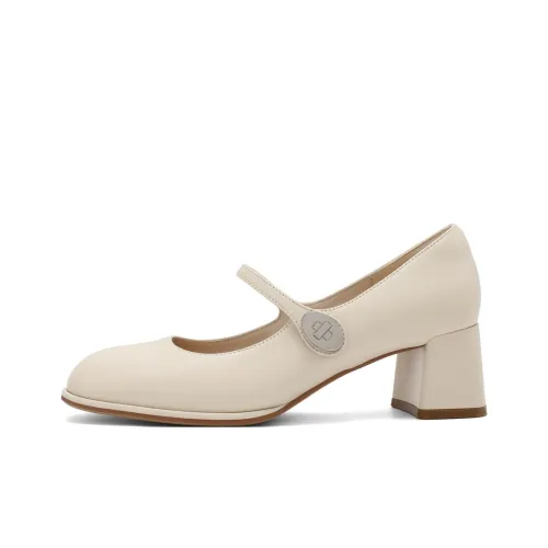 BELLE Block Heel High Heels 5cm Women's