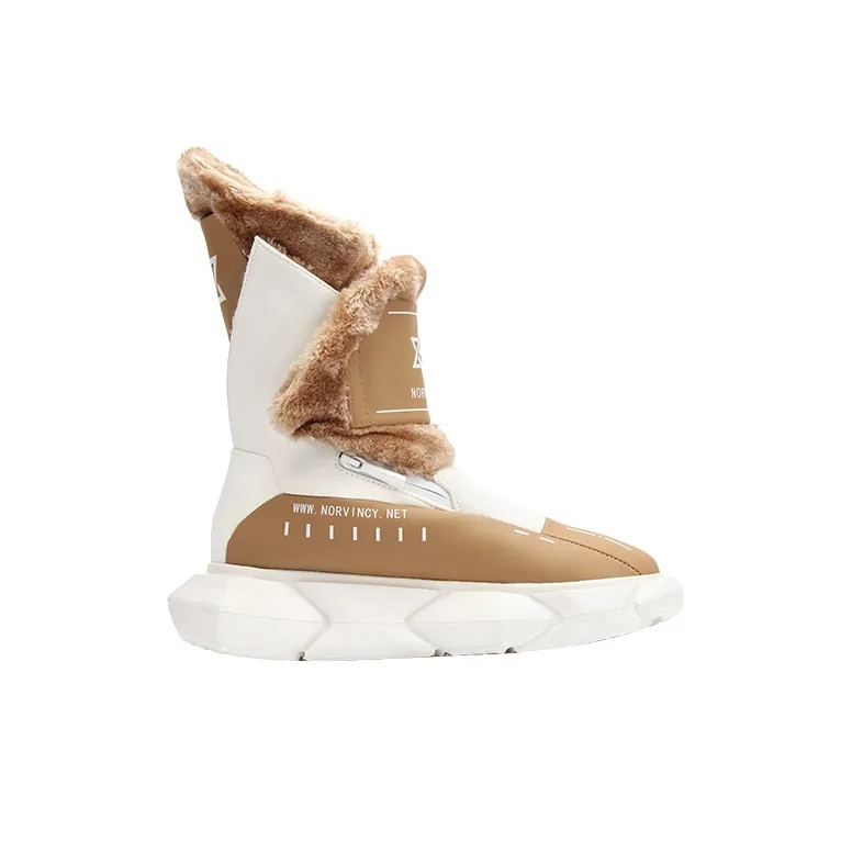 NORVINCY Snow Boots Unisex Khaki-1