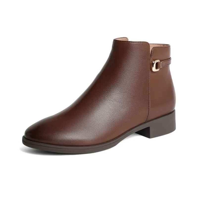 Senda Ankle Boots Women's Black/Brown-5
