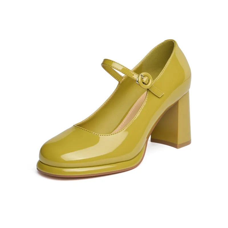 JOSINY Chunky Heel High Heels 7.5cm Women's-7