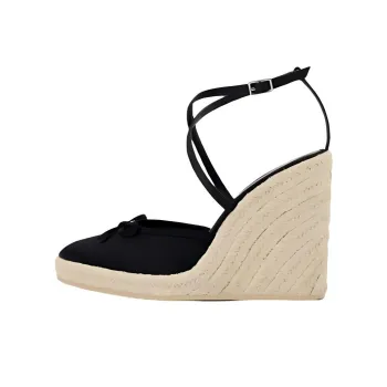 ZARA Wedge Heel High Heels Women's Black