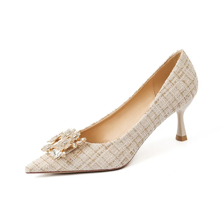 Dunnu Slim Heel High Heels 6.5cm Women's-4