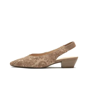 Gabor Chunky Heel High Heels 3cm Women's Sand