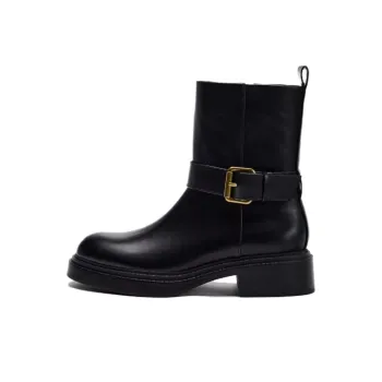 ZARA Ankle Boots 3.7cm Women's Black