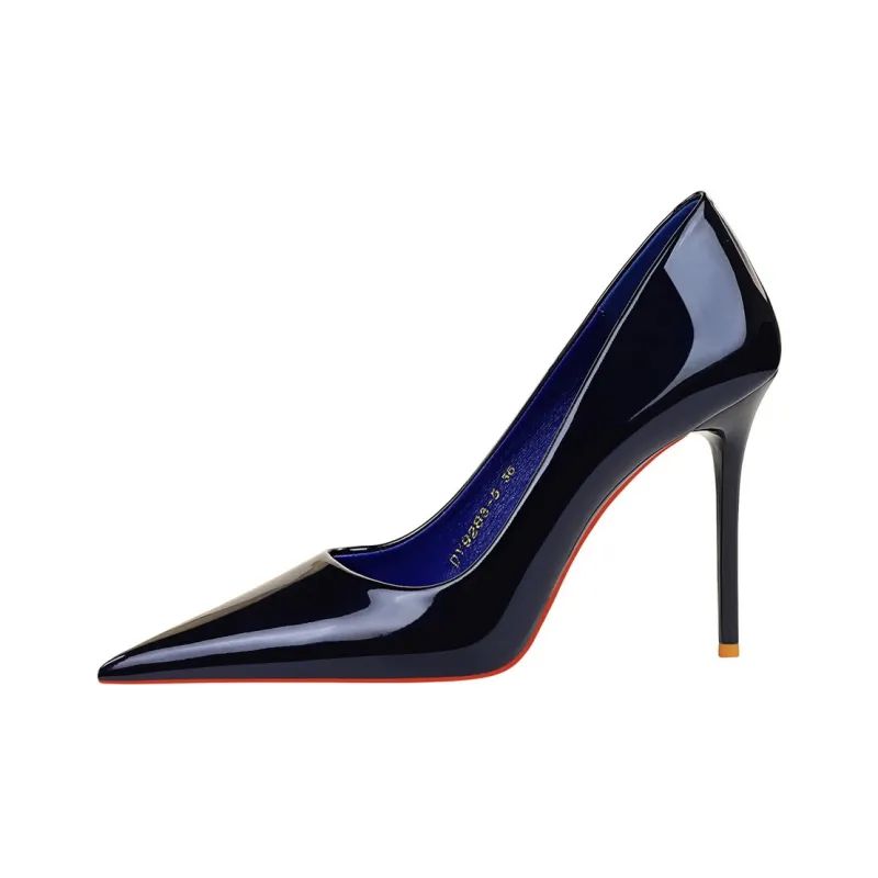 Dunnu Slim Heel High Heels 9.5CM Women's-6