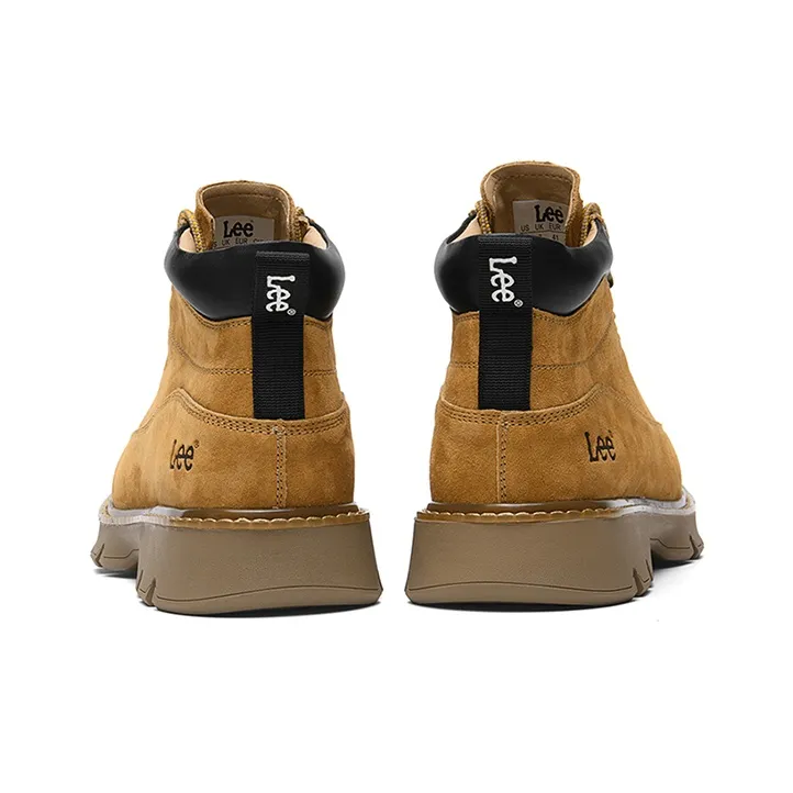 Lee Ankle Boots Men Dark Gray, Earth Yellow-8