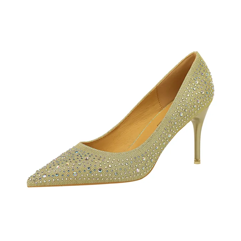 QITUMAUL Slim Heel High Heels Women's-9