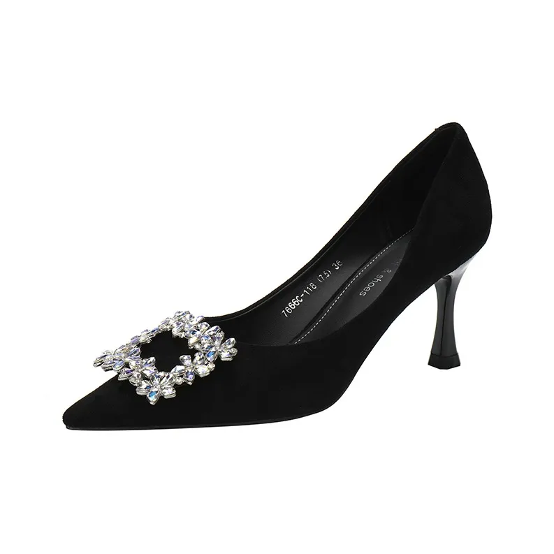 Zubumei Slim Heel High Heels Women's-0