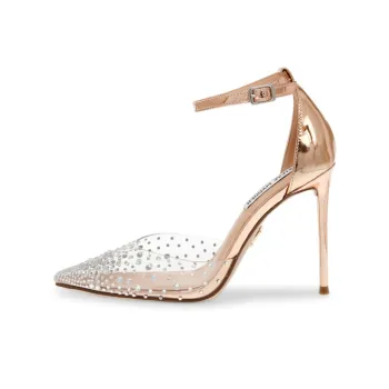 STEVE MADDEN Slim Heel High Heels 10.5cm Women's Rose Gold
