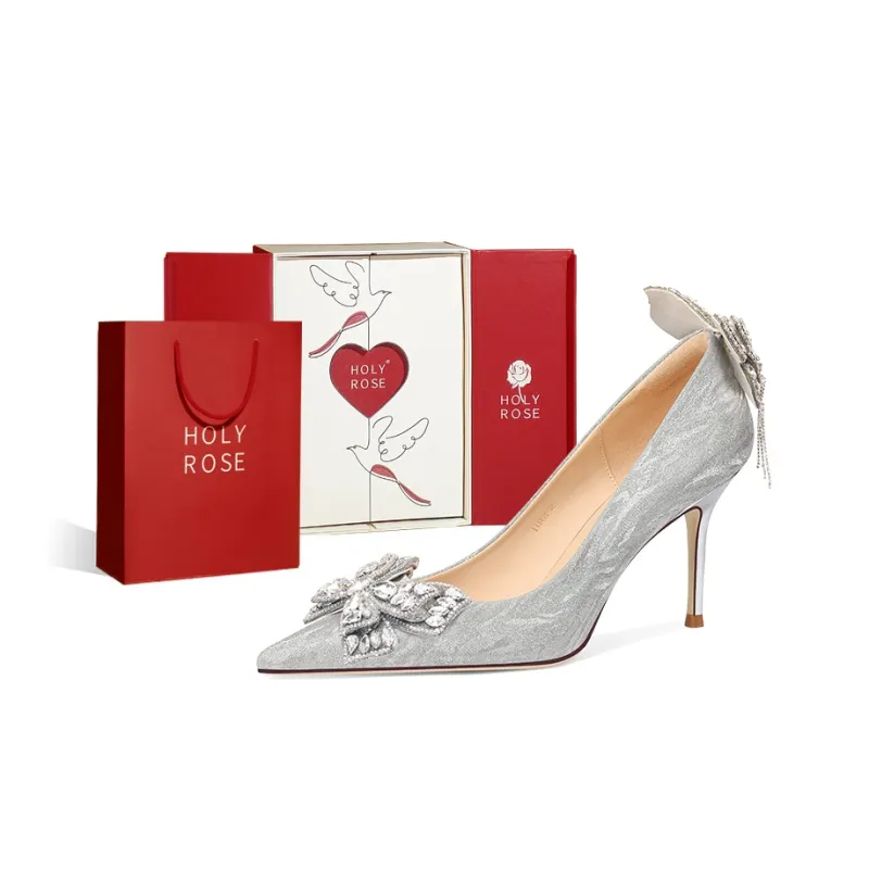 Holy Rose High Heels Women's Silver-3
