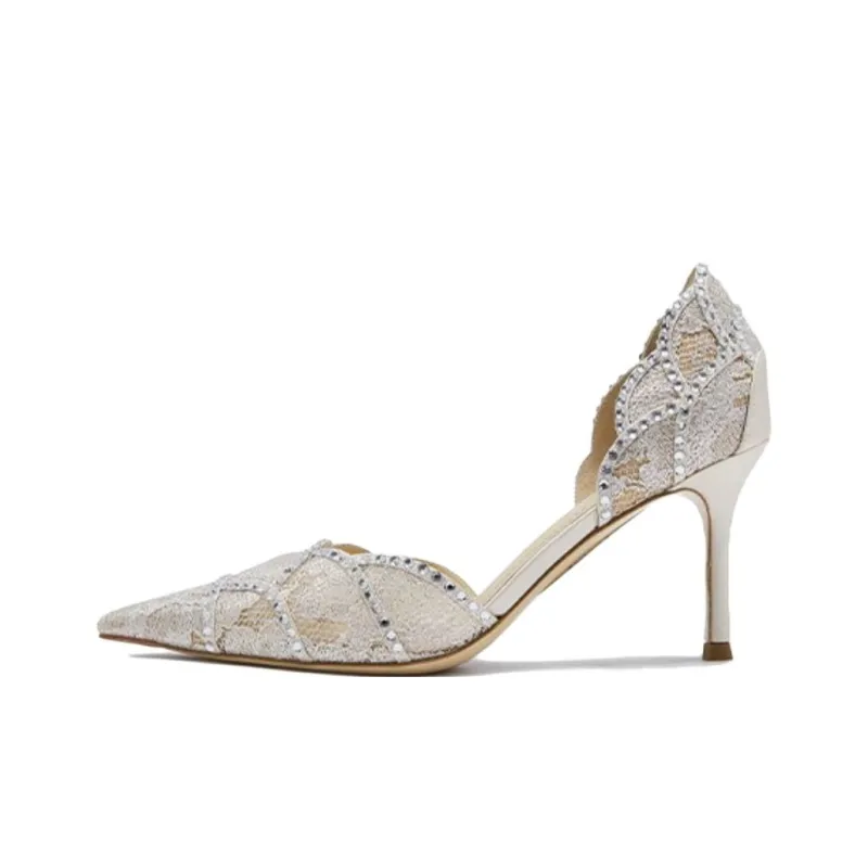 73Hours Slim Heel High Heels 8cm Women's-0