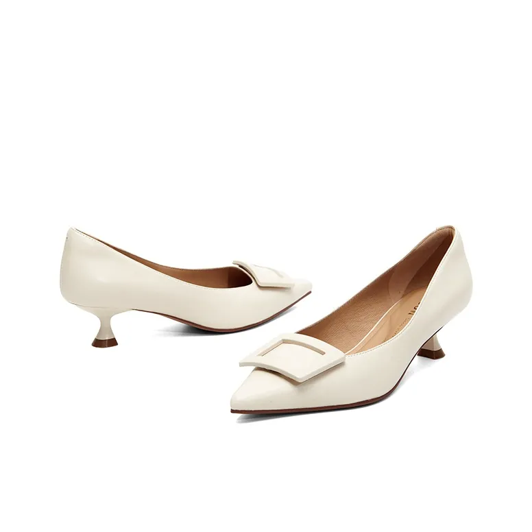 PT'SON Slim Heel High Heels 4.3cm Women's-12