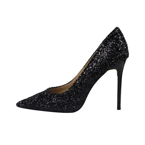 QITUMAUL Slim Heel High Heels 9.5cm Women's