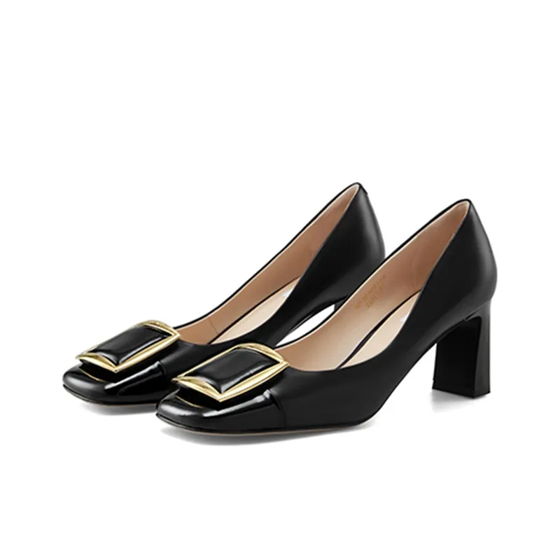 NINE WEST Chunky Heel High Heels 7cm Women's-2