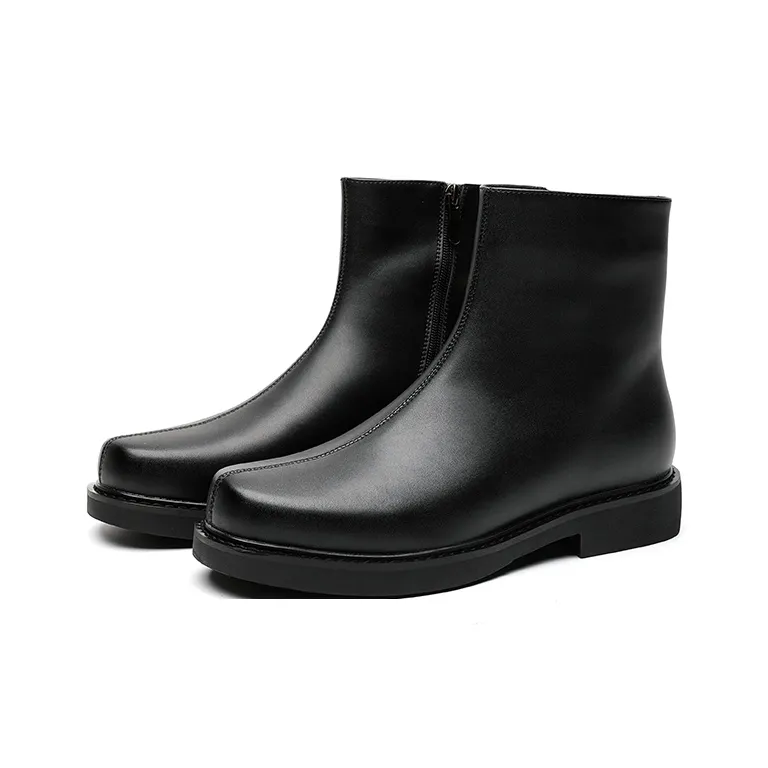 Chi Wolf Ankle Boots Men's Black-1