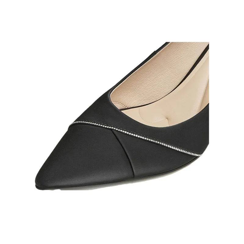 TATA High Heels Women's Solid Color-11