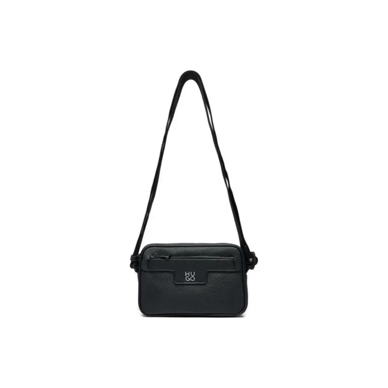 HUGO Polyurethane Crossbody Bag, Shoulder Bag Men's Black-3