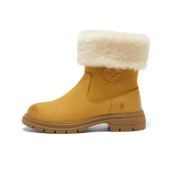 Hush Puppies Short Snow Boots Women's Camel