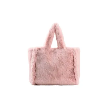 DALO Faux Fur Shoulder Bag Women's Multicolor