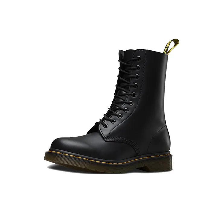 Dr. Martens 1490 Black Smooth Leather-1