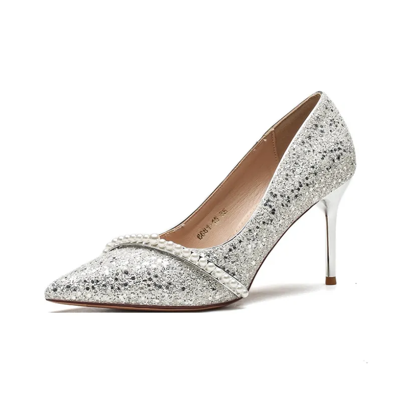 HKCP Slim Heel High Heels 8.5cm Women's-0