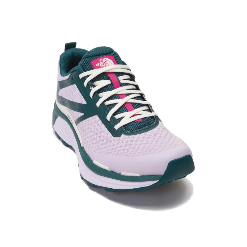 THE NORTH FACE Vectiv Enduris Anti Slip Wear Resistant Low Top Trail Running Shoes Women's Green Purple-2