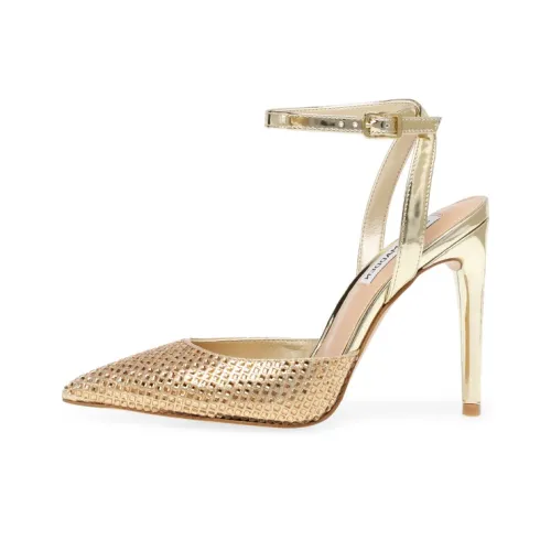 STEVE MADDEN High Heels Women's Silver/Gold