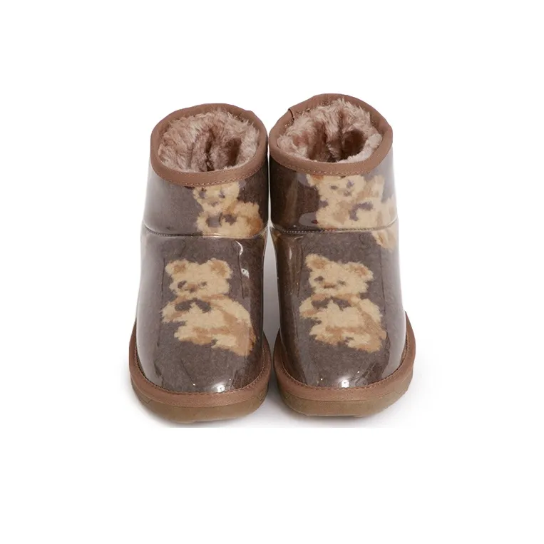 GRACEGIFT Thermal Waterproof Abrasion Resistant Short Snow Boots Women's-14