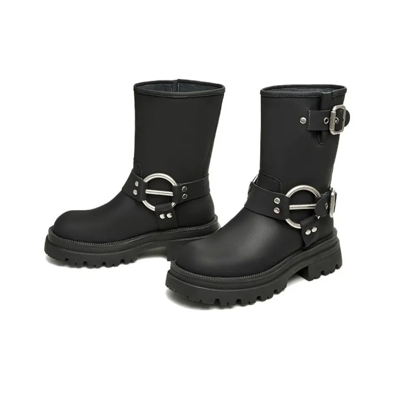 TATA Ankle Boots Women's Black/Green-4