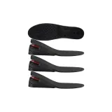 Black[2 Pack 5cm]Detachable Height Increase Insoles
