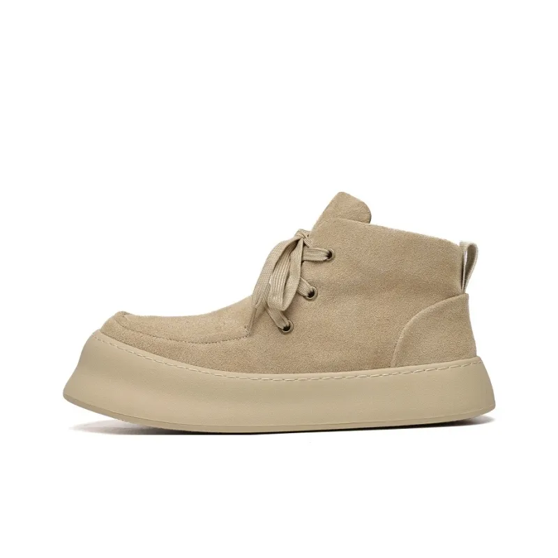 GZZ Ankle Boots Men Khaki/Brown-0