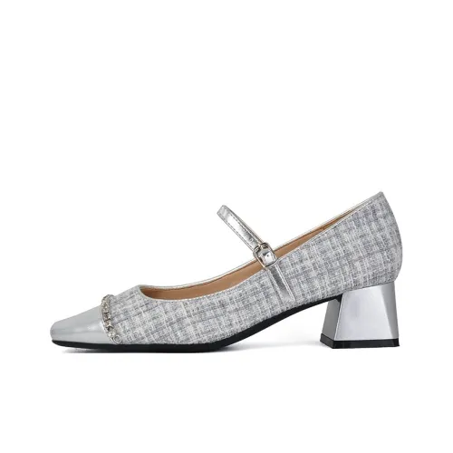 Beijiani Chunky Heel High Heels Women's