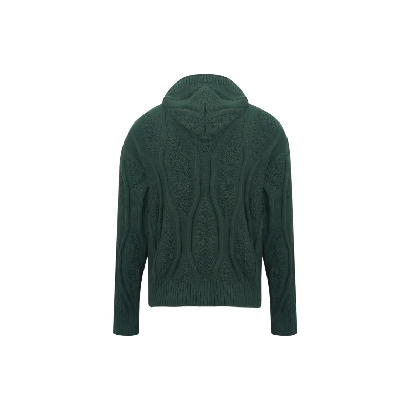 KIKAT Knitwear Unisex Dark Green-2