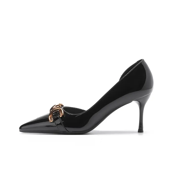 Zubumei Slim Heel High Heels 7cm Women's-0