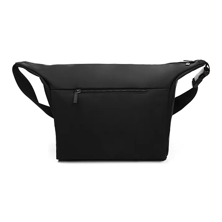SWISS MILITARY Oxford Crossbody Bag, Shoulder Bag, Messenger Bag Regular Unisex Black-4
