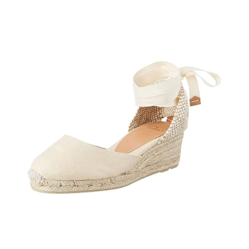Castañer Carina 80 Canvas Wedge Heels-2
